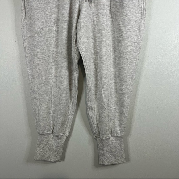 Lululemon Still Chill Jogger Heathered Core Ultra Light Grey size 10 - Picture 7 of 10
